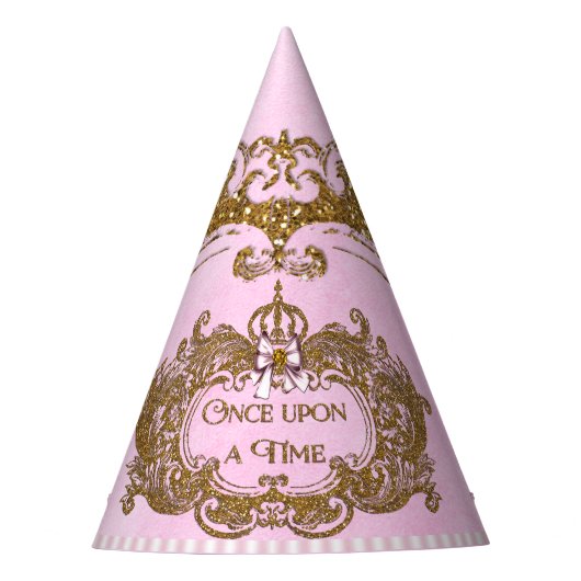 おとぎ話のプリンセスの誕生日 パーティーハット (正面)