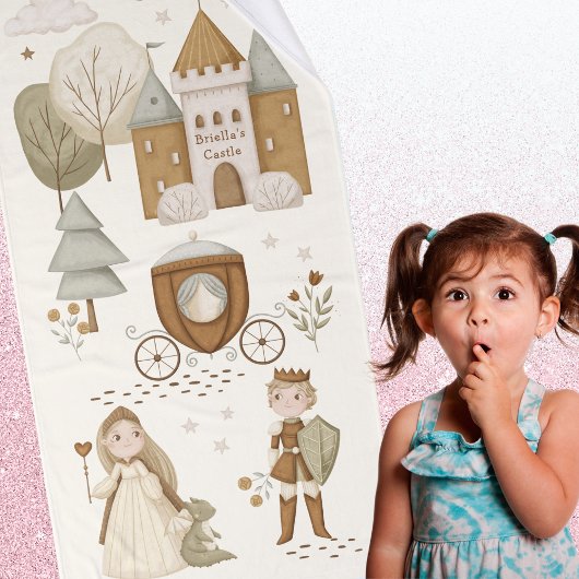 おとぎ話のプリンセスタオルの名前セット バスタオルセット