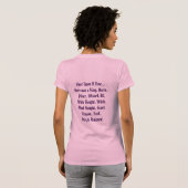おとぎ話のプリンセス気分Tシャツ Tシャツ (裏面フル)