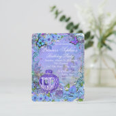 おとぎ話のプリンセス誕生日パーティー 招待状 (スタンド正面)