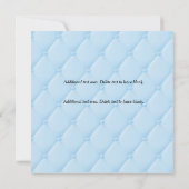 おとぎ話のプリンセス エレガント ウェディングパーティー 招待状 (裏面)