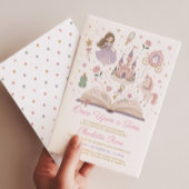 おとぎ話のプリンセス 誕生日 招待状