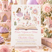 おとぎ話のプリンセス 誕生日 招待状