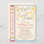 おとぎ話のベビーシャワー招待状 Once Upon A Time 招待状 (正面/裏面)