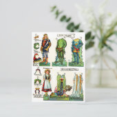 おとぎ話のペーパードール ポストカード (スタンド正面)