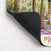 おとぎ話のモノグラムの城 マウスパッド (コーナー)