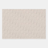 おとぎ話のラブセット、トロピカルロマンスギフトラップ ラッピングペーパーシート (正面3)