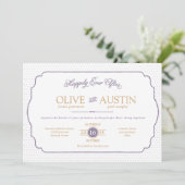 おとぎ話のロマンス ウェディング 招待状 (スタンド正面)