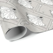 おとぎ話のヴィンテージのシンデレラの包装紙 ラッピングペーパー (ロールコーナー)