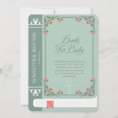 おとぎ話のヴィンテージアリスinワンダーランドグリーンブック 招待状 (裏面)