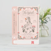 おとぎ話のヴィンテージアリスinワンダーランドピンク本 招待状 (スタンド正面)