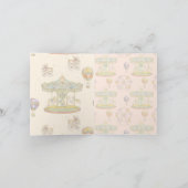 おとぎ話のヴィンテージ遊園地 招待状 (内部)