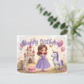 おとぎ話の世界の魔法の誕生日 シーズンポストカード (スタンド正面)