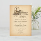 . .おとぎ話の中世の城結婚を 招待状 (スタンド正面)