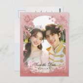 おとぎ話の写真の日付を保存 ポストカード (正面/裏面)