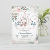 おとぎ話の冬のベビーシャワー招待状 招待状 (スタンド正面)