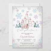 おとぎ話の冬のベビーシャワー招待状 招待状 (正面)