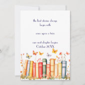 おとぎ話の双子妊娠発表 招待状 (正面)