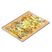 おとぎ話の国の地図 ノートブック (左側)