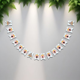 おとぎ話の城とハート誕生日バンティングバナー バンティングフラッグ