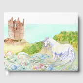 おとぎ話の城とユニコーン結婚のゲストブック ゲストブック (正面)