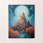 おとぎ話の城のファンタジーアート ジグソーパズル (縦)