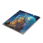 おとぎ話の城のファンタジーアート タイル (側面)