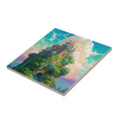 おとぎ話の城のファンタジーアート タイル (側面)