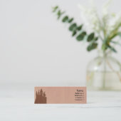 おとぎ話の城のプロフィールカード スキニー名刺 (スタンド正面)