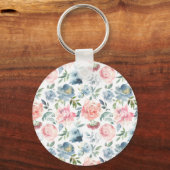 おとぎ話の城の子供の名前ソフトカラーフローラかわいい キーホルダー (裏面)