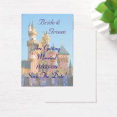 おとぎ話の城の日付カードを保存 (デスク)