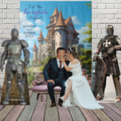 おとぎ話の城の背ぶら下がった景 タペストリー