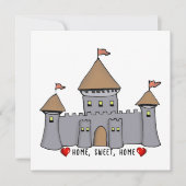 おとぎ話の城スケッチ 招待状 (正面)