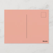 おとぎ話の城ドアフラワー誕生日ありがとう ポストカード (裏面)