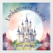 おとぎ話の城パーティー ウィンドウサイン (シート)