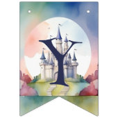 おとぎ話の城パーティー バンティングフラッグ (第1の旗)