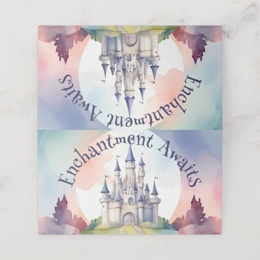 おとぎ話の城パーティー プレイスカード (外部開封)