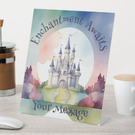 おとぎ話の城パーティー 台座サイン