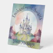 おとぎ話の城パーティー 台座サイン (正面)