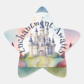 おとぎ話の城パーティー 星シール (正面)
