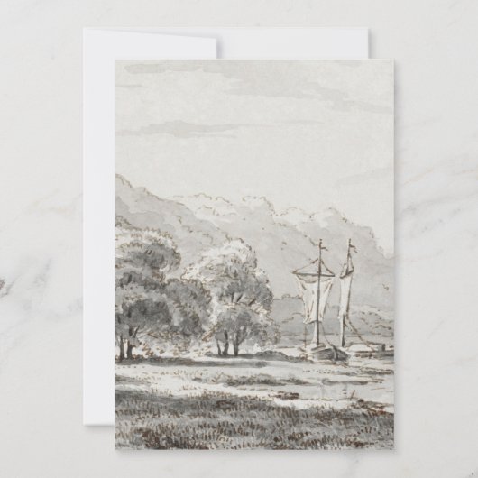 おとぎ話の城ビンテージ結婚式の日付を保存 セーブザデート (裏面)