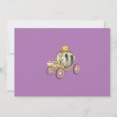 おとぎ話の城プリンセス誕生日パーティー 招待状 (裏面)