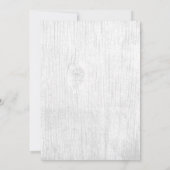 おとぎ話の城レッドローズトーンフレームベビーシャワー 招待状 (裏面)