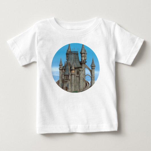 おとぎ話の城 ベビーTシャツ (正面)