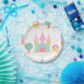 おとぎ話の城 ペーパープレート (パーティー)