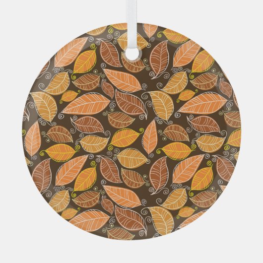 おとぎ話の城、モダン油風景。 ガラスオーナメント (正面)