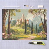 おとぎ話の城 薄葉紙 (クラフト)