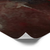 おとぎ話の女性とオオカミ ポスター (角)