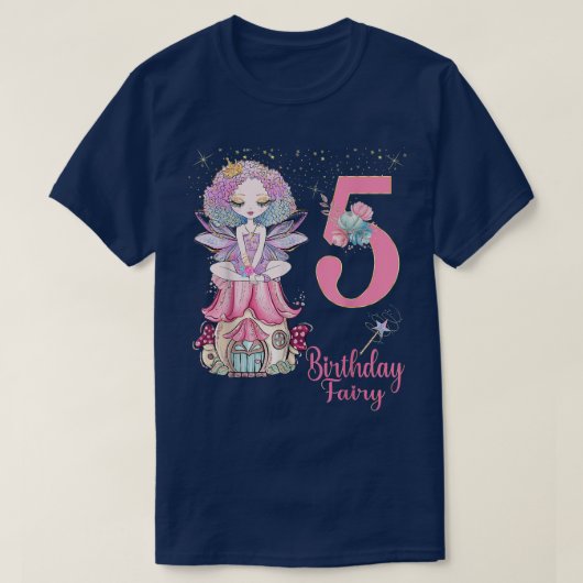 おとぎ話の妖精プリンセス誕生日パーティー1st 4th tシャツ (デザイン正面)