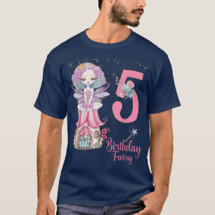 おとぎ話の妖精プリンセス誕生日パーティー1st 4th tシャツ
